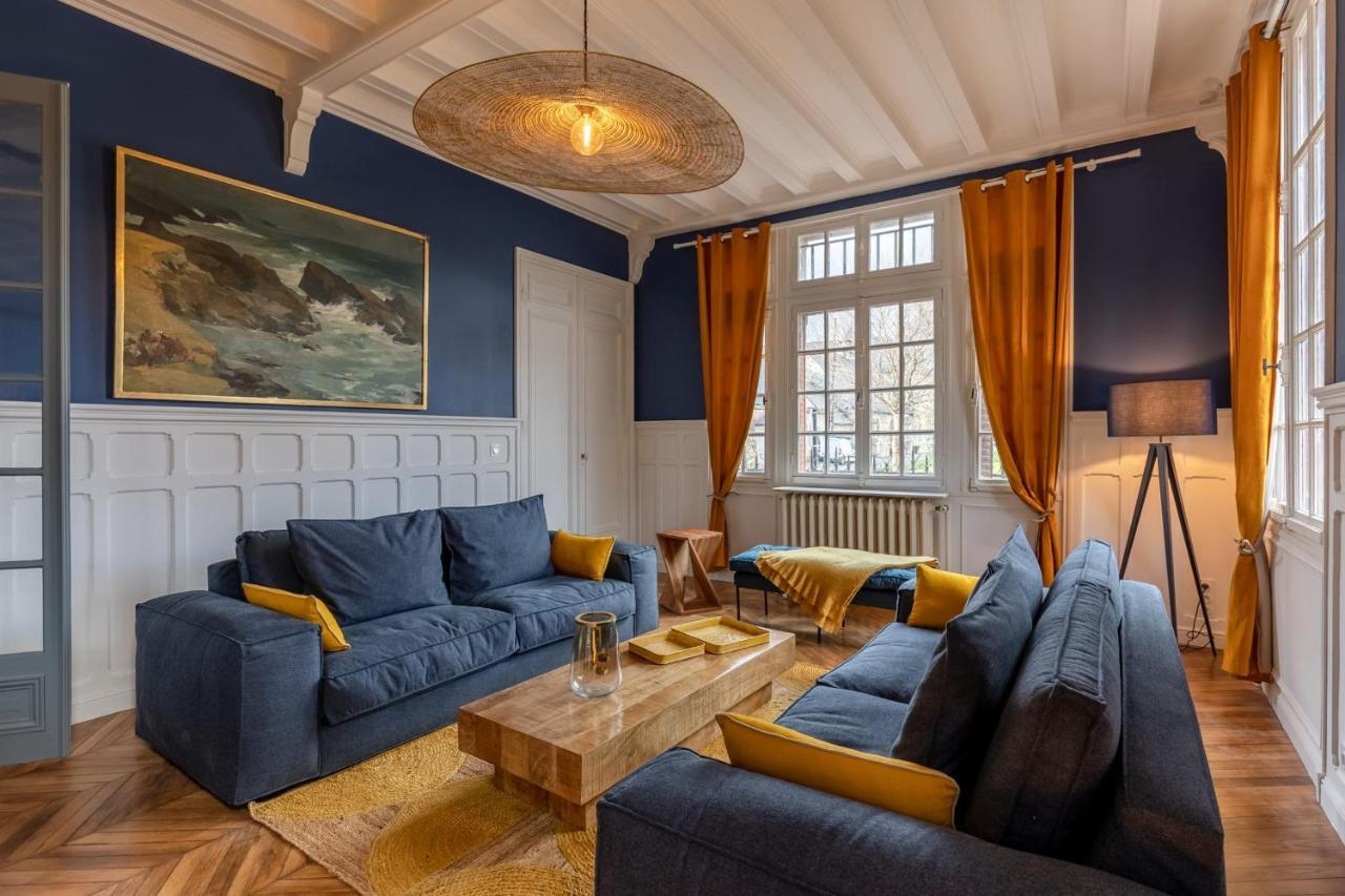 Le Manoir Des Embruns 14P - Location N1- Terrace- Public Parking 2 Min Villa Honfleur Dış mekan fotoğraf