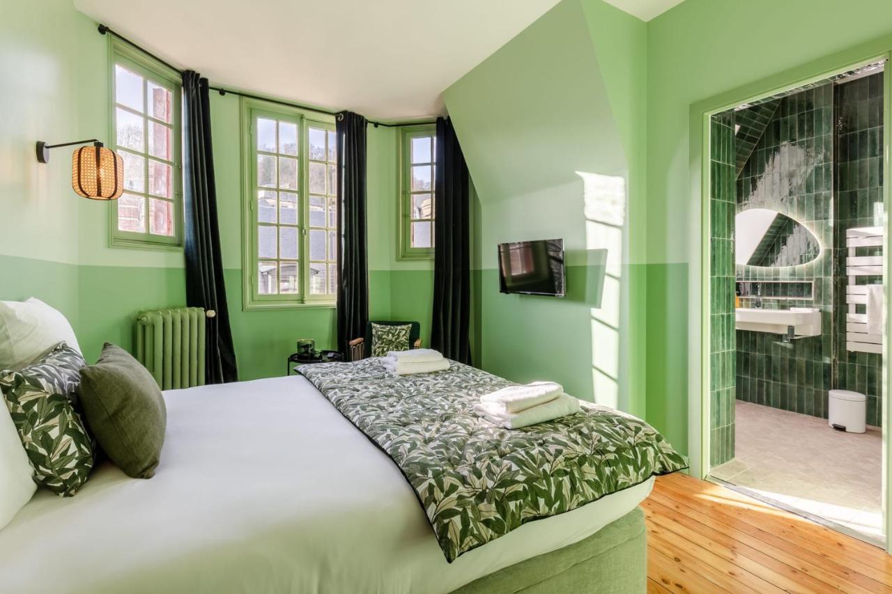 Le Manoir Des Embruns 14P - Location N1- Terrace- Public Parking 2 Min Villa Honfleur Dış mekan fotoğraf